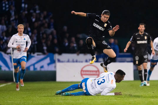 IFK Göteborgs Eman Markovic och Värnamos Nils Wallenberg