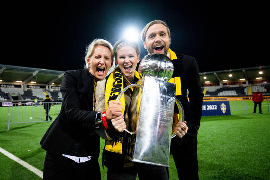 Häckens vice klubbchef/kommunikationschef Malin Fahlén,