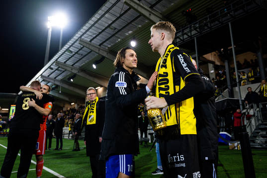 IFK Norrköpings Jonathan Levi och Häckens Samuel Gustafson