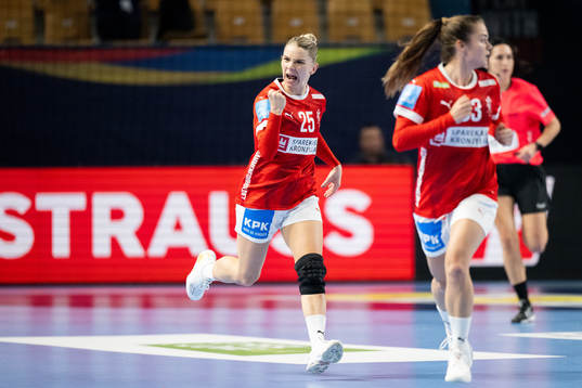 Trine Østergaard Jensen of Denmark celebrates