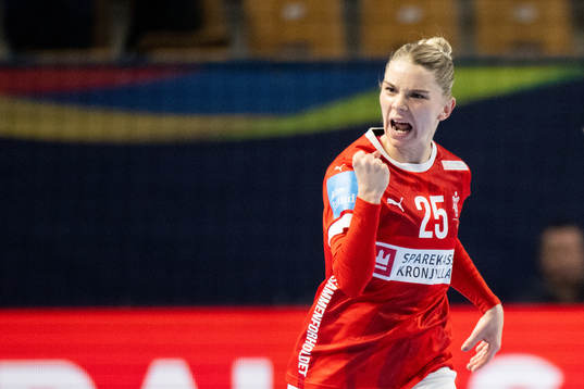 Trine Østergaard Jensen of Denmark celebrates