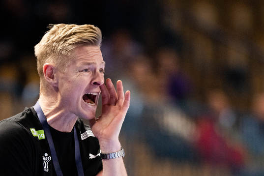 Head coach Jesper Jensen, head coach of Denmark