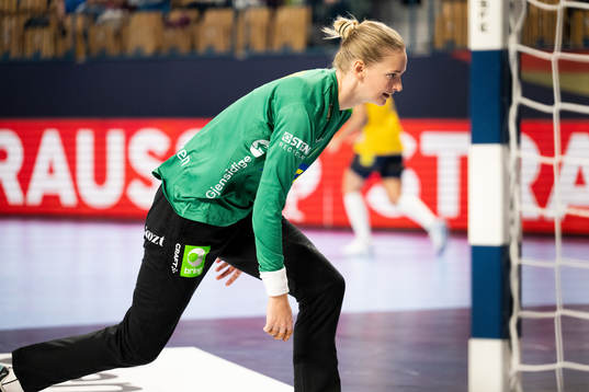 Goalkeeper Johanna Bundsen of Sweden looks dejected