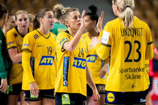 Nathalie Hagman of Sweden looks dejected