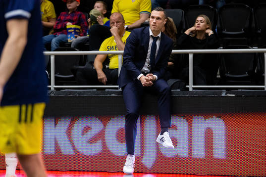 Team manager Ludwig Degernäs of Sweden