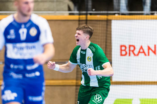 Hammarbys Ludvig Lindeberg jublar