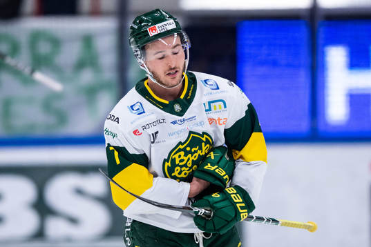 Björklövens Nicholas Schilkey deppar