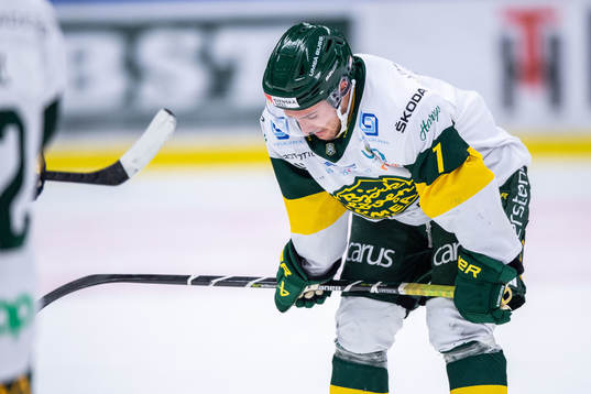Björklövens Nicholas Schilkey deppar