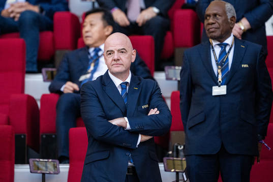 Gianni Infantino, president of Fifa