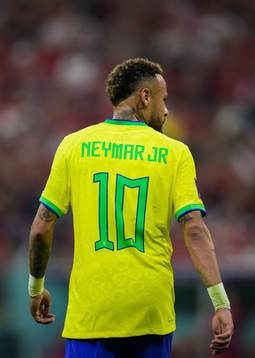 Neymar of Brazil