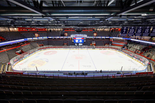 SAAB Arena före ishockeymatchen i SHL mellan Linköping