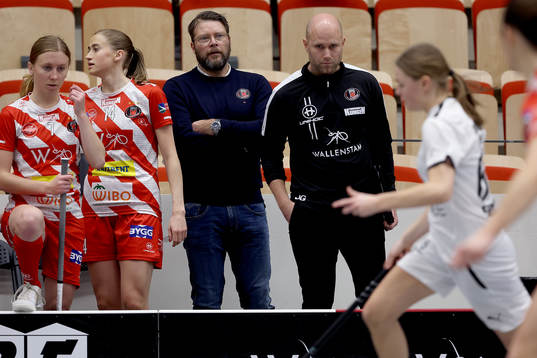 Pixbos tränare David Börjesson och Jonas Gustafsson