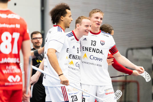 Växjös Niklas Ramirez, Jesper Sankell och Ludwig Persson