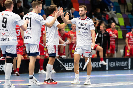 Växjös Felix Göthberg jublar