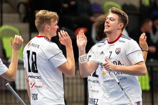 Växjös Andre Andersson jublar