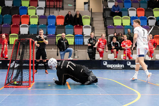 Jönköpings målvakt Alexander Gustavsson och Växjös