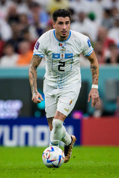 Jose Maria Gimenez of Uruguay