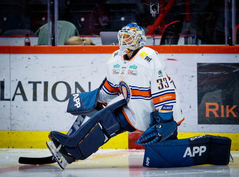 Växjös målvakt Emil Larmi