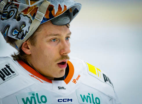 Växjös målvakt Emil Larmi