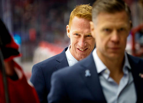 Växjös tränare Jörgen Jönsson är glad