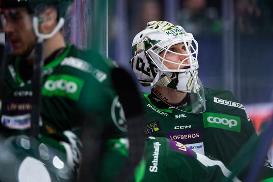 Färjestads målvakt Damian Clara