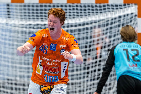IFK Kristianstads Herman Josefsson jublar