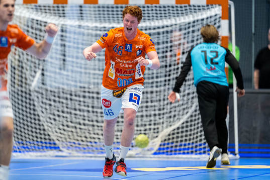 IFK Kristianstads Herman Josefsson jublar