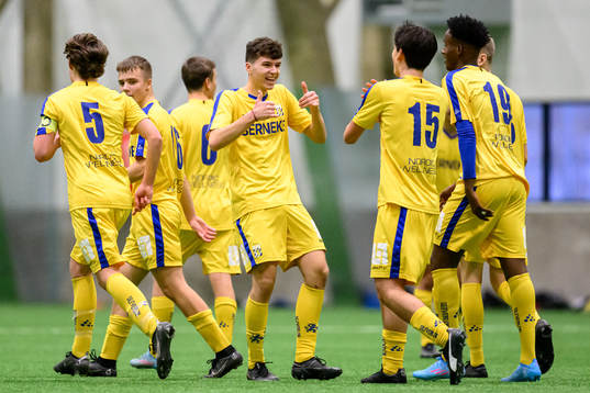 IFK Göteborgs Lion Beqiri jublar