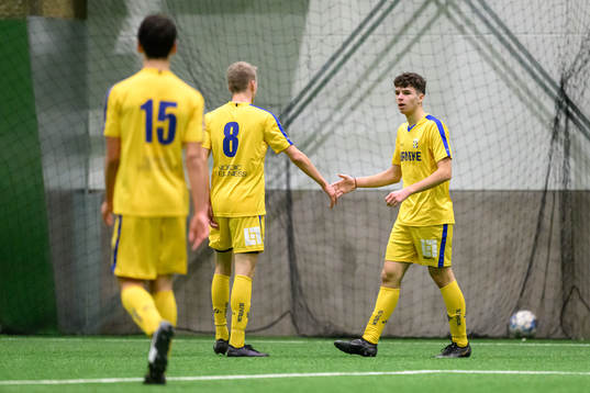 IFK Göteborgs Lion Beqiri jublar