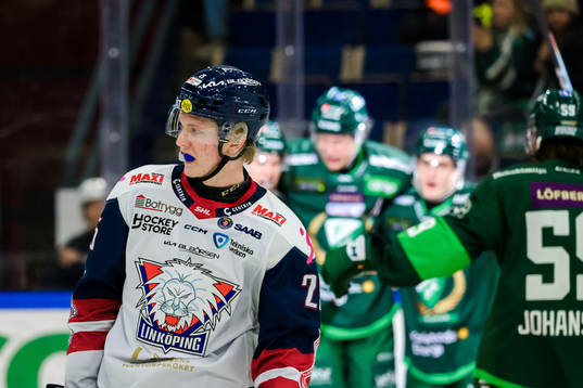 Linköpings Filip Bystedt deppar