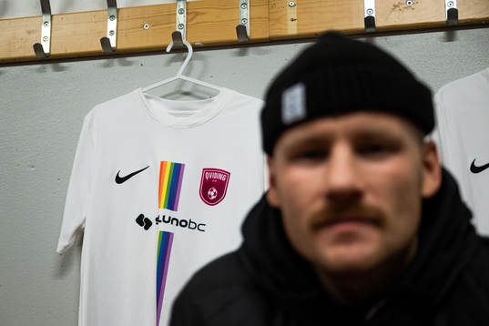 Kristoffer Pilmalm i förgrunden med föreningens