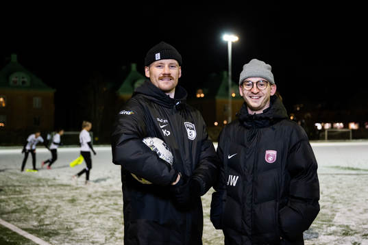 Kristoffer Pilmalm och Jannik Brijani Winter