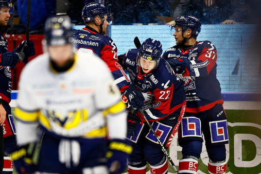 Linköpings Vilmos Gallo jublar
