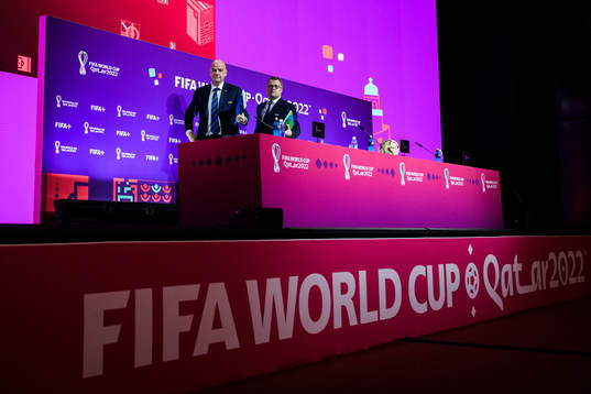Gianni Infantino, president of FIFA, and communications