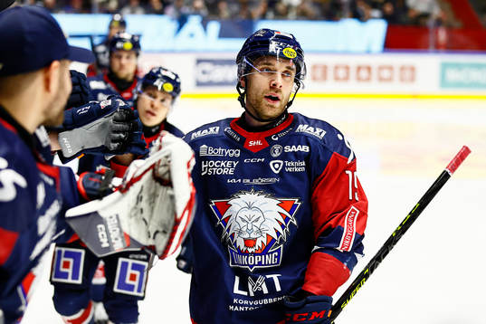 Linköpings Patrick Russell jublar