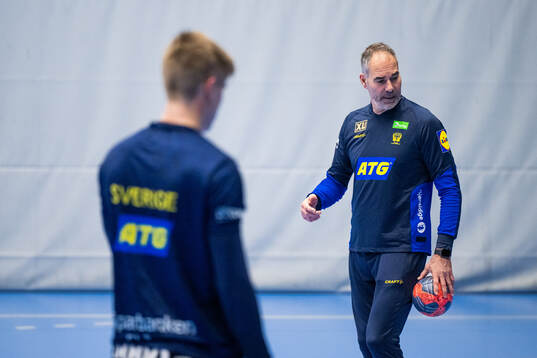 målvakt Tobias Thulin och målvaktstränare Tomas Svensson