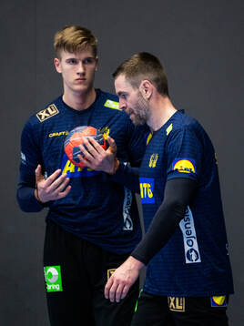 målvakt Tobias Thulin och målvakt Andreas Palicka