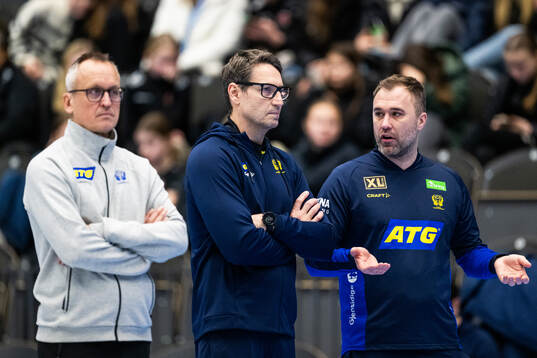 Team manager Patrik Svarvén, förbundskapten Glenn Solberg