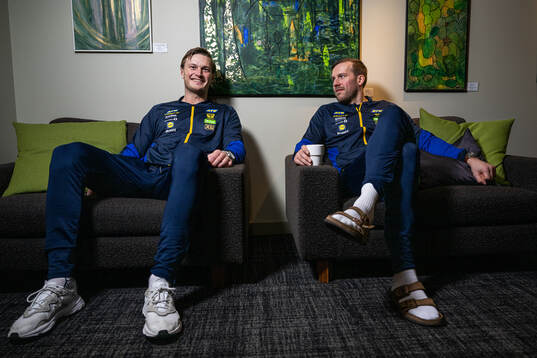 Jonathan Carlsbogård och Max Darj