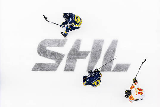 HV71s Fredrik Forsberg, Tyler Vesel och Brynäs Jacob
