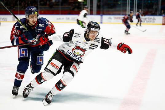 Linköpings Ty Rattie och Malmö Redhawks Carl-Johan Lerby