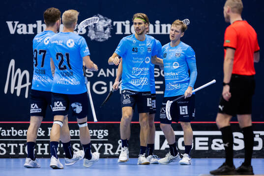 Warbergs spelare jublar