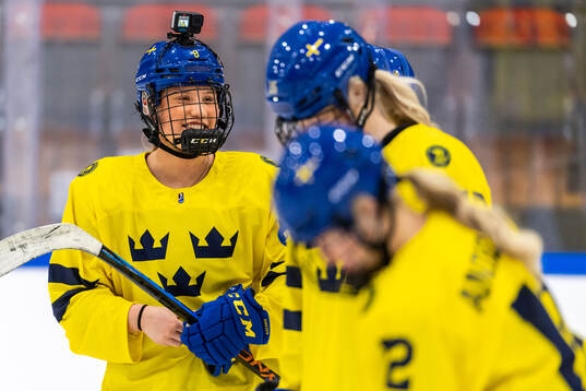Jenna Raunio of Sweden at a practice session