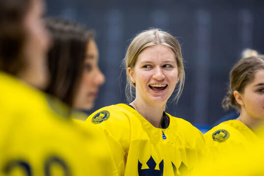 Ella Hellman of Sweden at a practice session