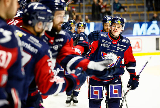 Linköpings Mattias Hävelid jublar