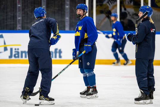 Mira Jungåker of Sweden at a practice session