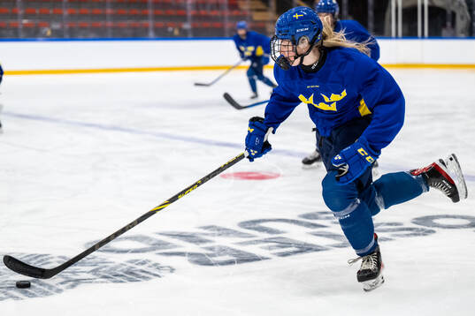 Isabelle Leijonhielm of Sweden at a practice session