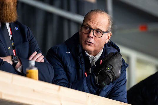 Andreas Spångberg in the stands