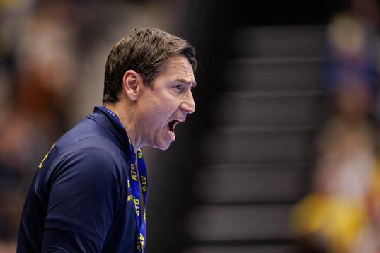 Head coach Glenn Solberg of Sweden