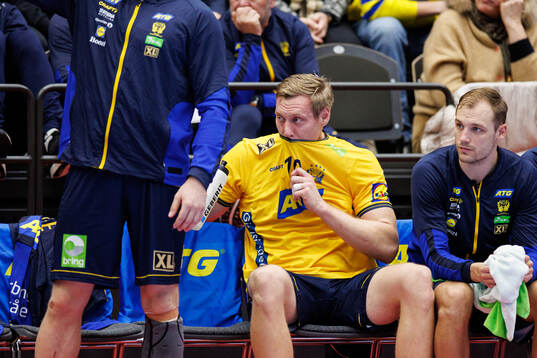 Fredric Pettersson and Lukas Sandell of Sweden looks